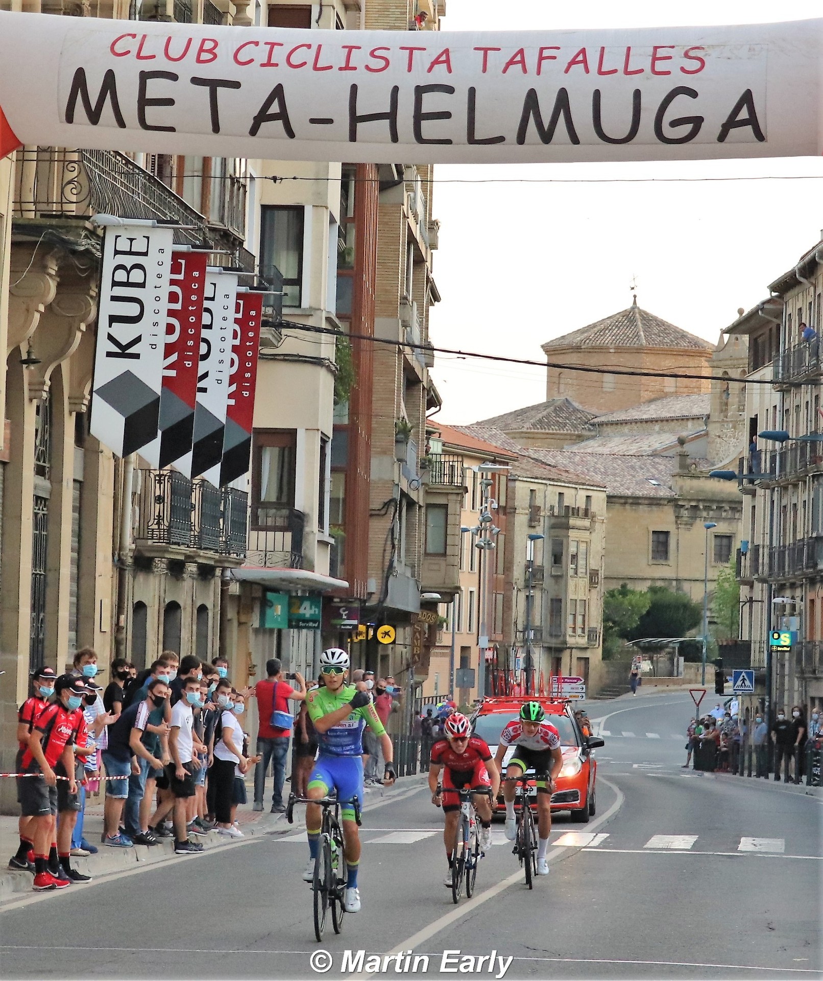 Unai Aznar, Igor Arrieta eta Unax Trevejo Tafallako podiumean