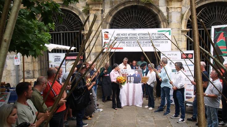 Jose Mari Ustarroz Artzain Egunean presente izan zen