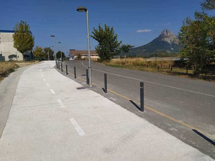Etxarri Aranazko bizikleta bide sarea guztiz erabilgarri dago