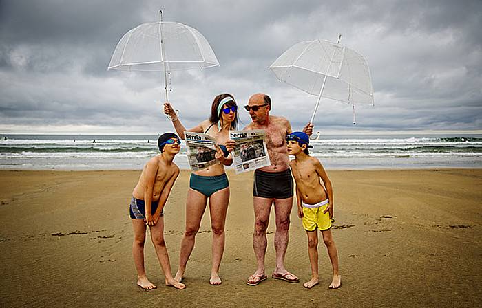 Berria egunkaria doan etxean 