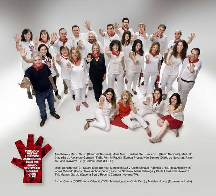 Kazetariak sexu erasoen kontra
