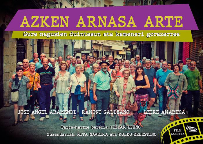 Azken arnasa arte filmaren proiekzioa eta Amaren etxea liburuaren aurkezpena