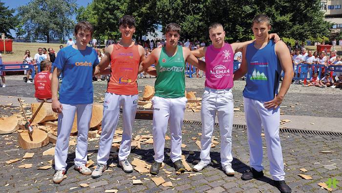 Ioan Goikoetxea eta Eñaut Oiarbide txukun Nafarroako III. Mailako Aizkora Txapelketako finalean