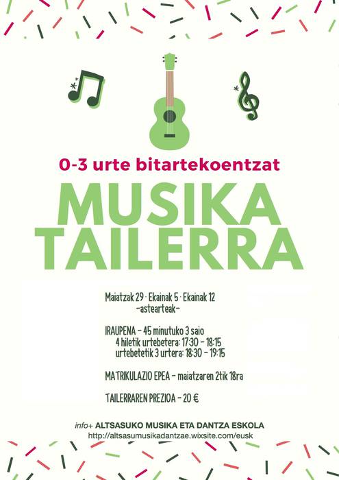 0-3 MUSIKA TAILERRA