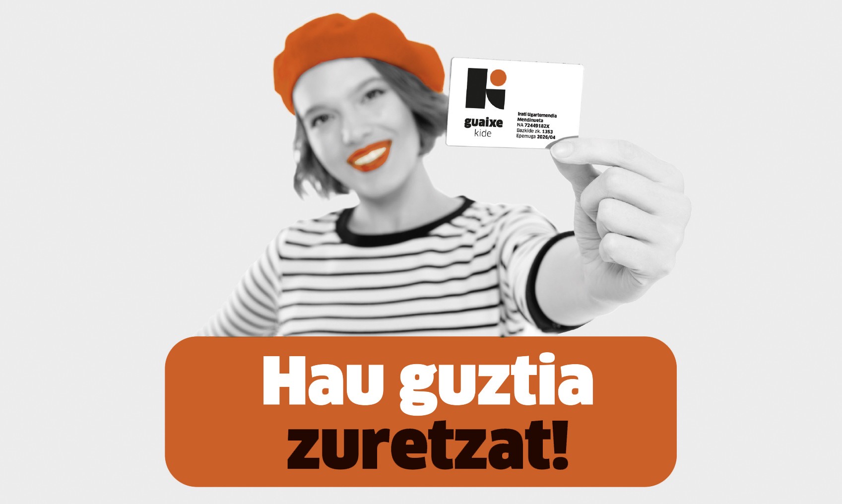 Bazkide, txartela jaso duzu!