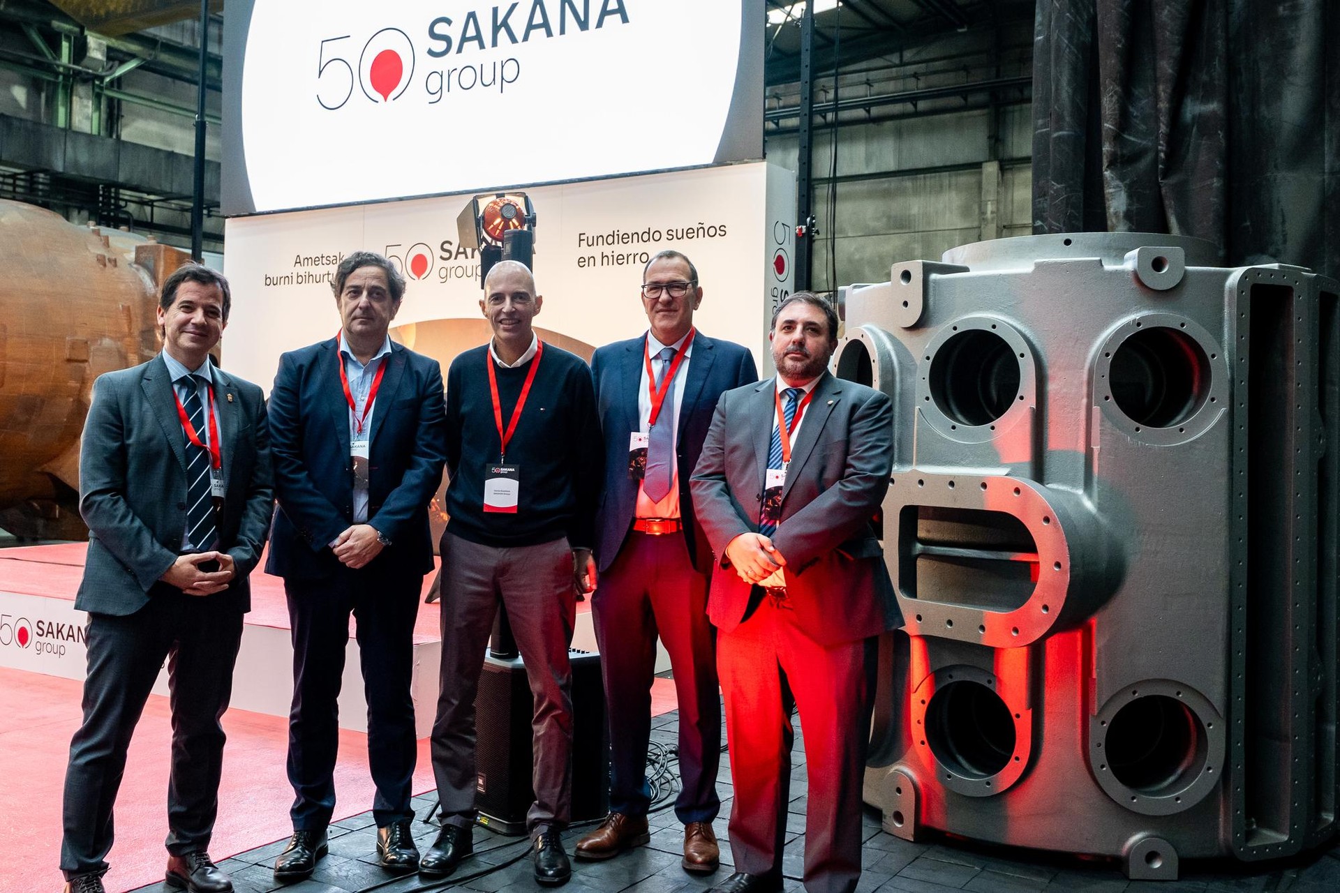 Sakana Groupek lantegia handituko du