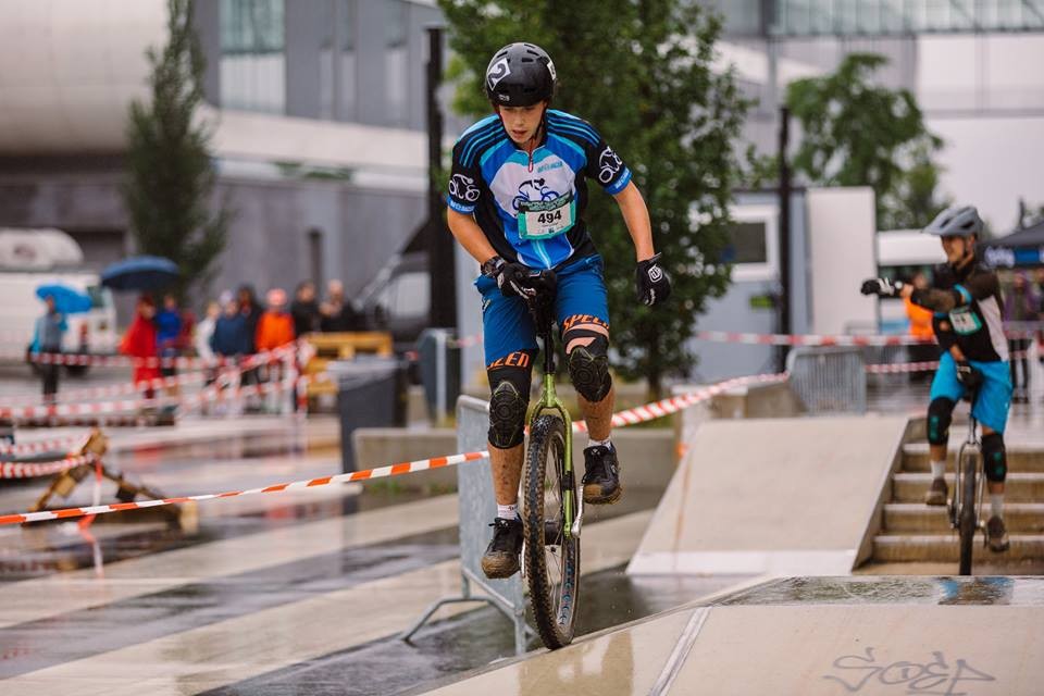 Ekhi Congilek lau domina ekarri ditu EC Unicycling probatik