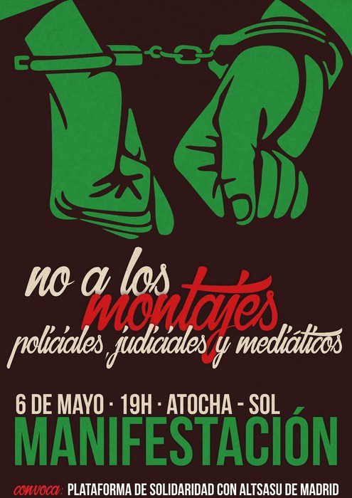 Muntaien kontrako Madrilgo manifestaziorako deialdia