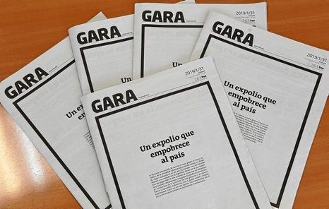 Gara egunkariaren egoera ezagutzeko hitzorduak