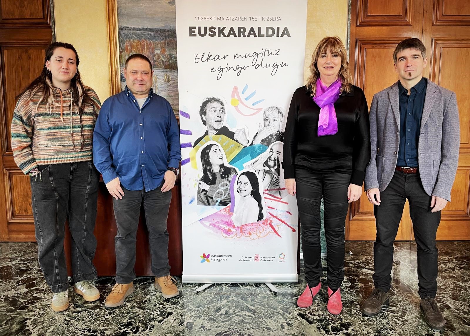 Nafarroako Gobernuak bat egin du euskararen erabilera soziala sustatzen duen Euskaraldiarekin
