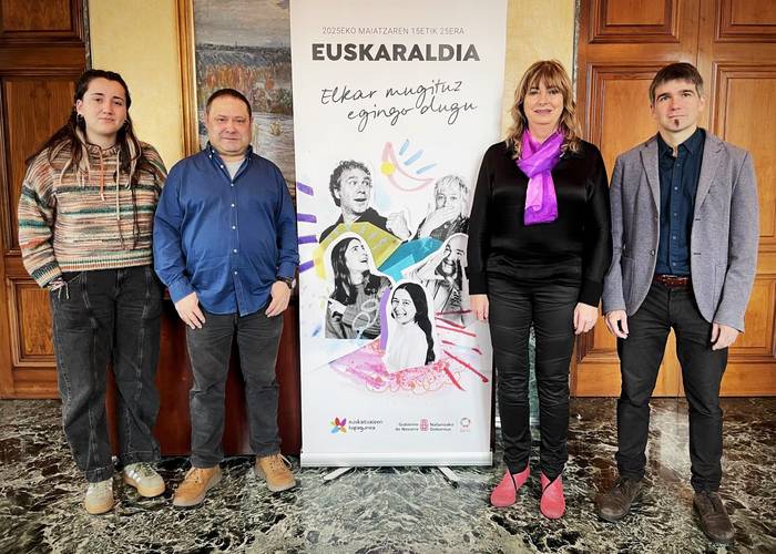 Nafarroako Gobernuak bat egin du euskararen erabilera soziala sustatzen duen Euskaraldiarekin