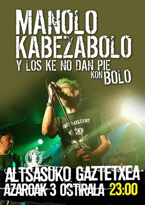 Manolo Kabezabolo y los ke no dan pie kon bolo
