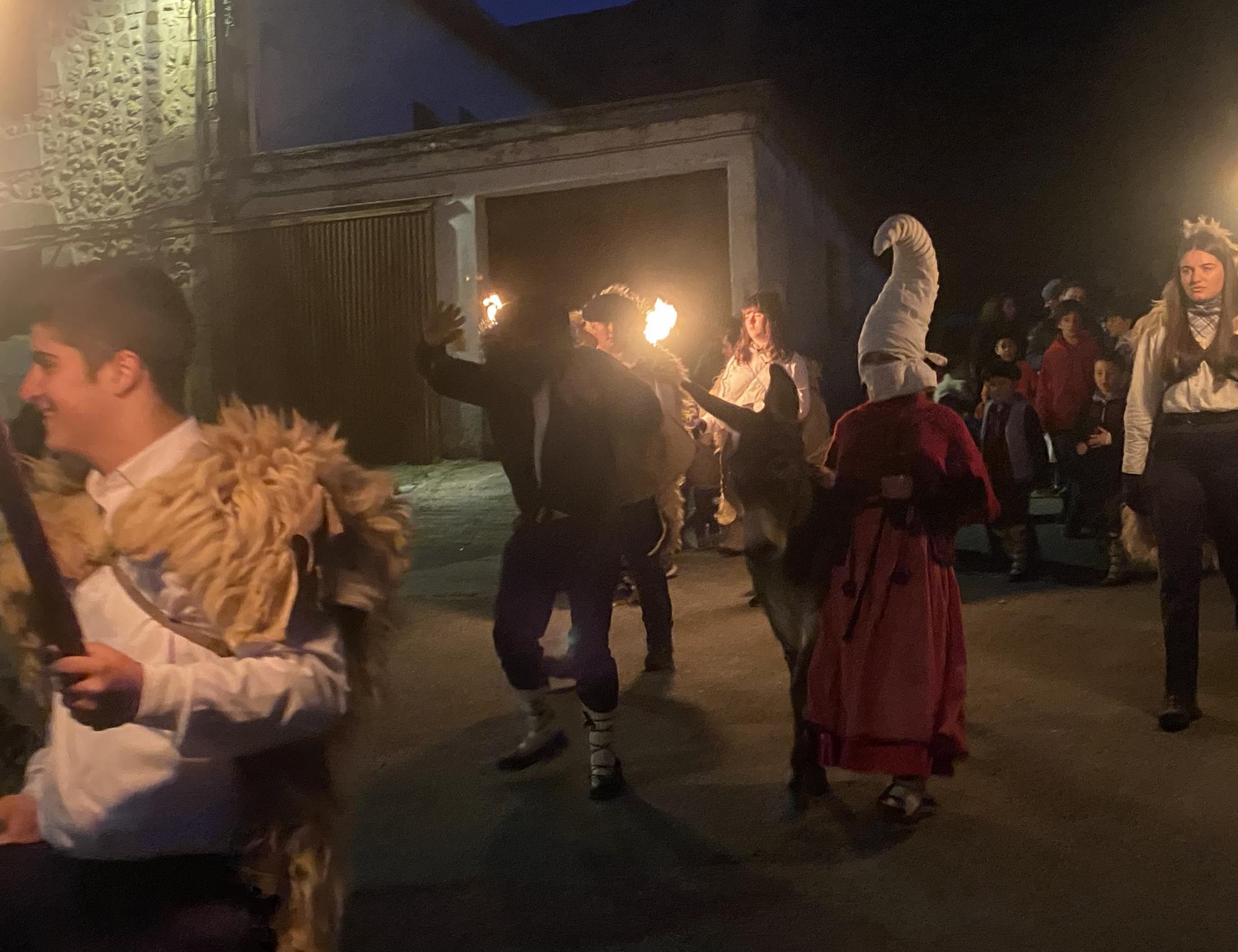 Olentzero eta Mari Domingiren bisita