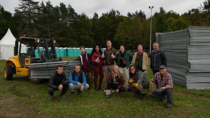 De Amicitiako boluntarioak Nafarroa Oinezen