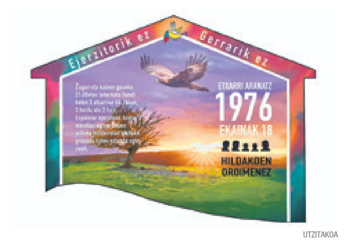 1976 - 2026 Aitortza ekitaldia