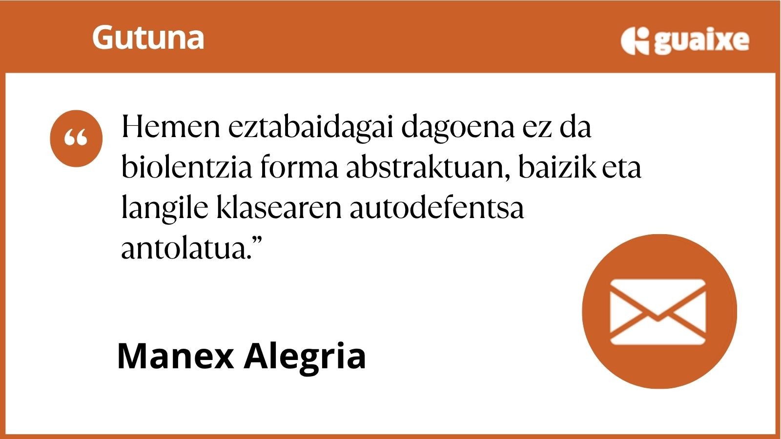 Faxismoari aurre egitearen beharraz