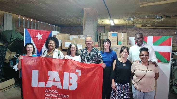 LAB Kubarako osasun materiala biltzen ari da