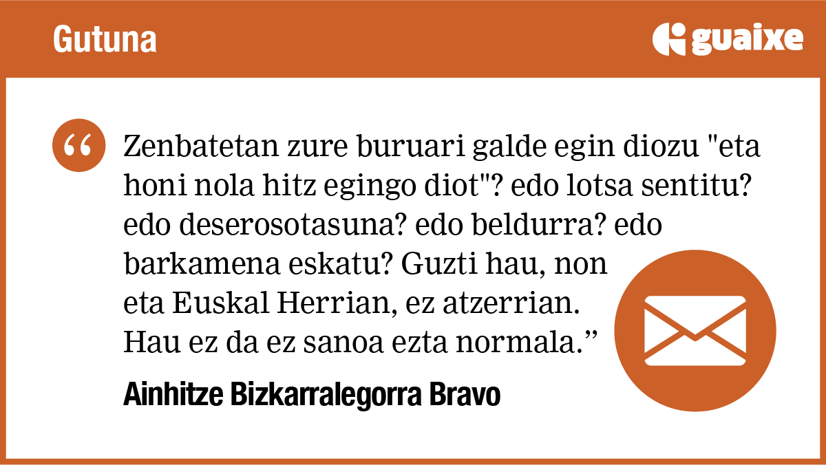Euskaraldia, euskaldun moduan armairutik ateratzeko aukera ederra