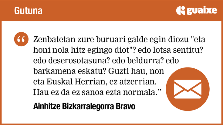 Euskaraldia, euskaldun moduan armairutik ateratzeko aukera ederra