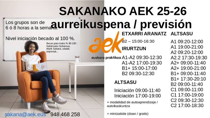 25-26 talde aurreikuspena