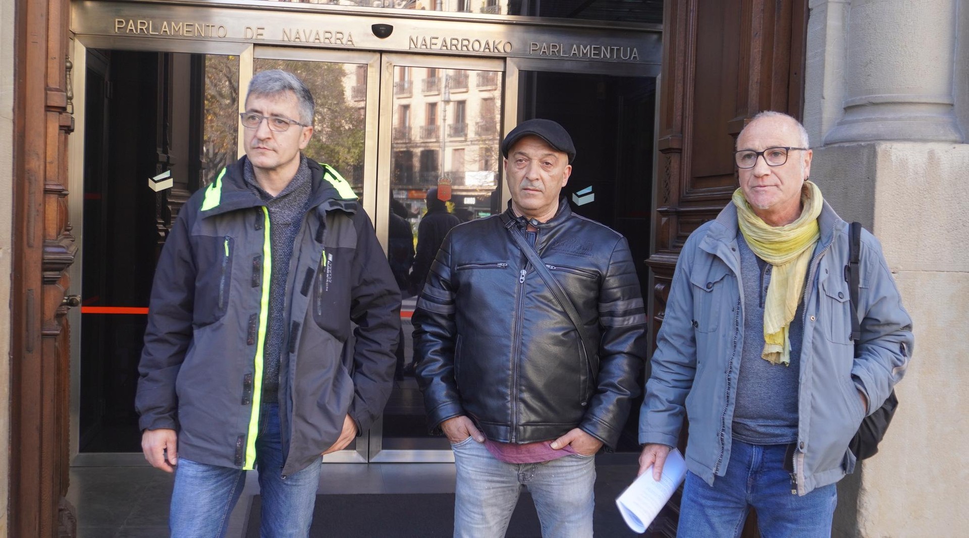 Sunsundeguiko enpresa batzordeko kideen protesta