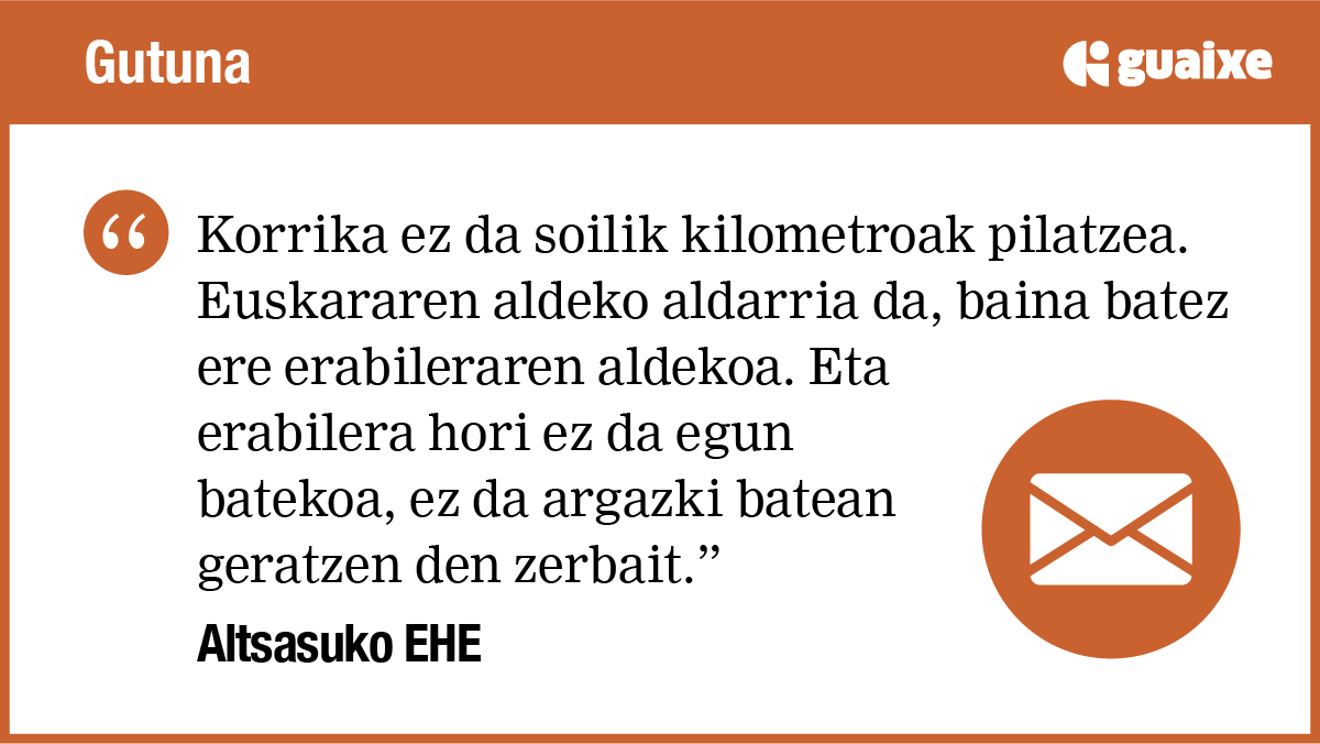 Euskara gara, baina benetan bagara?