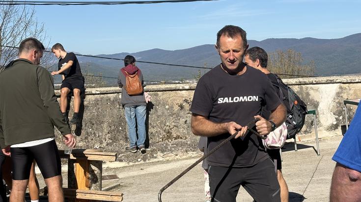 "Aita oso pozik aritzen zen Sakanako Aizkora Eskolan. Omenaldiarekin eskertuta gaude"