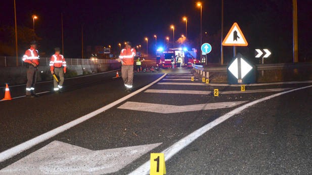 45 urteko olaztiar bat hil da, motorrean zihoala bidetik atera eta gero
