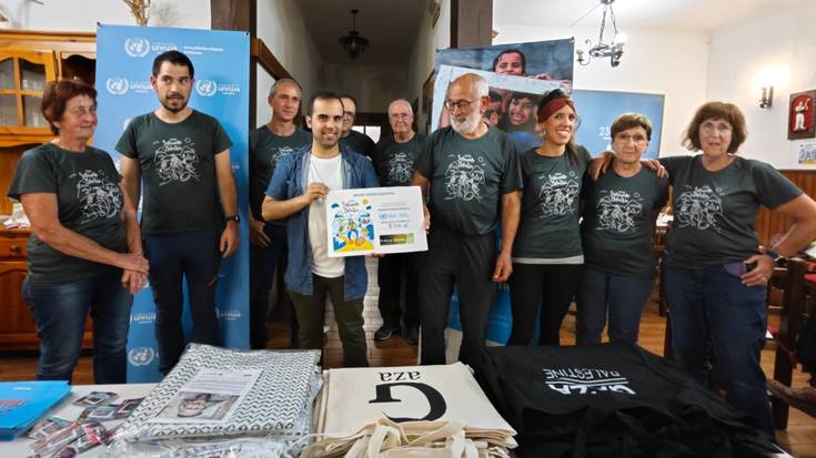 Iratxo elkarteak 8.500 euro eman dizkio UNRWAri