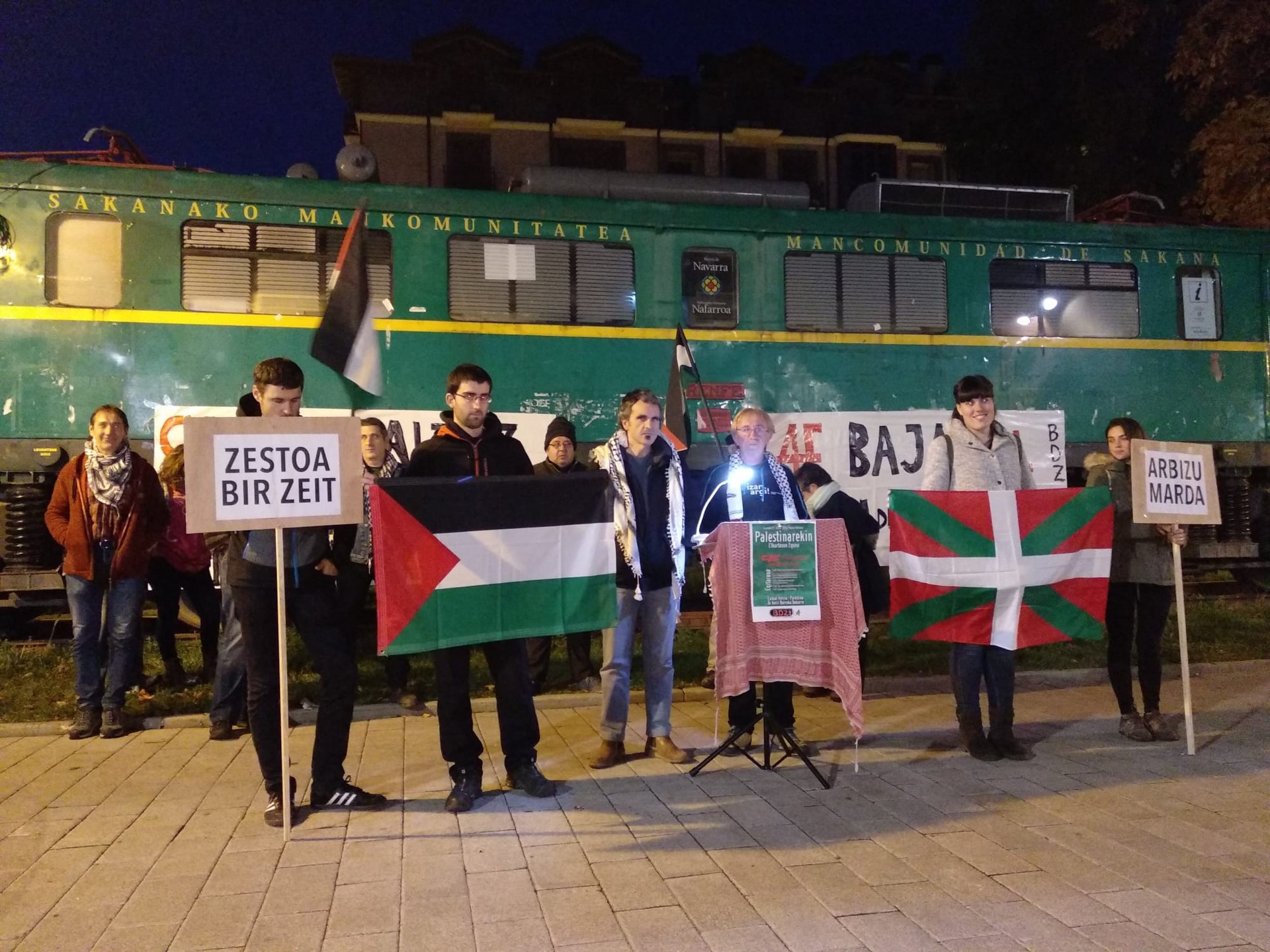Palestinarendako lurra, justizia eta askatasuna