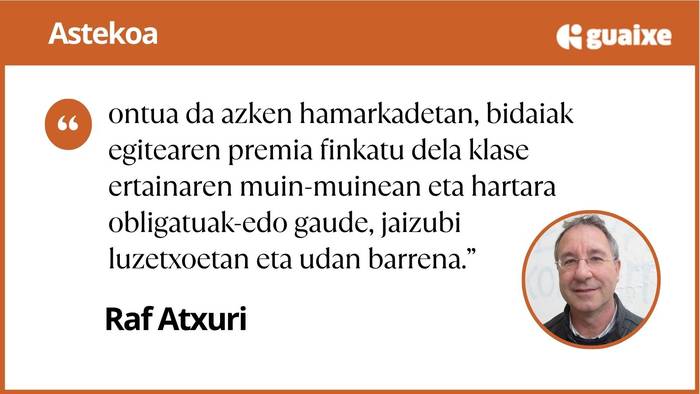Uda beteko beroan