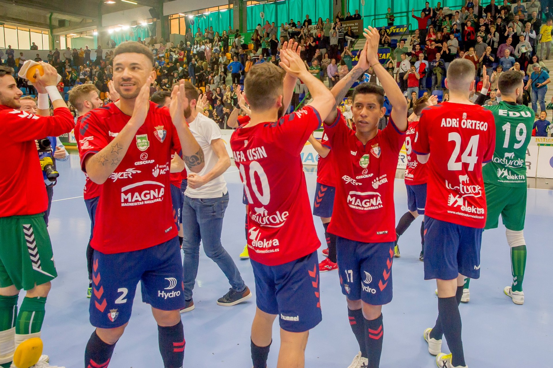 Osasuna Magna Xotak hirugarren postuan despeditu du liga!