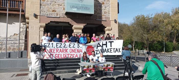 AHTko hirugarren ibilbide posibleko zundaketez