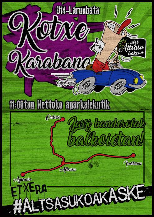 Auto-karabanak Lautada, Goierri eta Sakanara