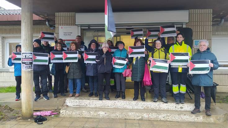 Palestinaren aldeko elkarretaratzea, osasun etxean