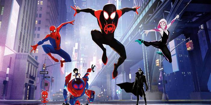 Spiderman, un nuevo universo familiarteko filmaren emanaldia.