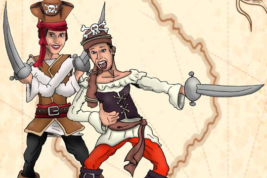 'Altxor kutxaren bila' antzezlanaren emanaldia