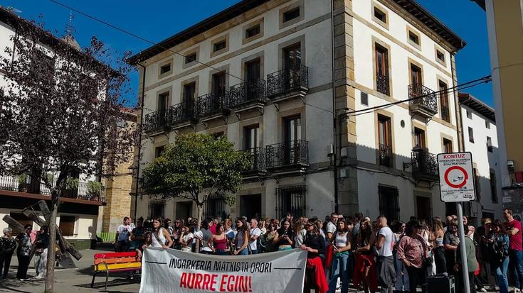 'Indarkeria matxistaren kontra kaleak hartu' Itaiaren mobilizazioa