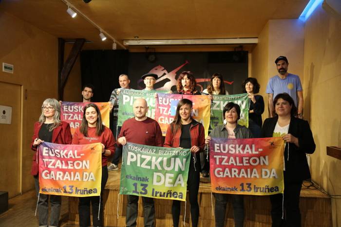 Kontseiluak Iruñeko kaleak euskaltzalez bete nahi ditu garagarrilaren 13an