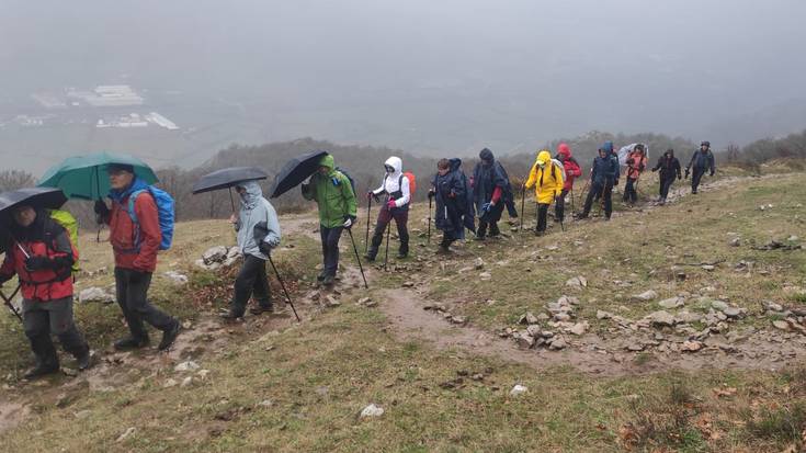 San Miguel elurtuan ospatu zen Mendigoizaleen Eguna