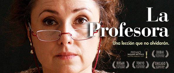 La profesora filmaren emanaldia