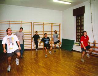 Gizonen aerobik taldea