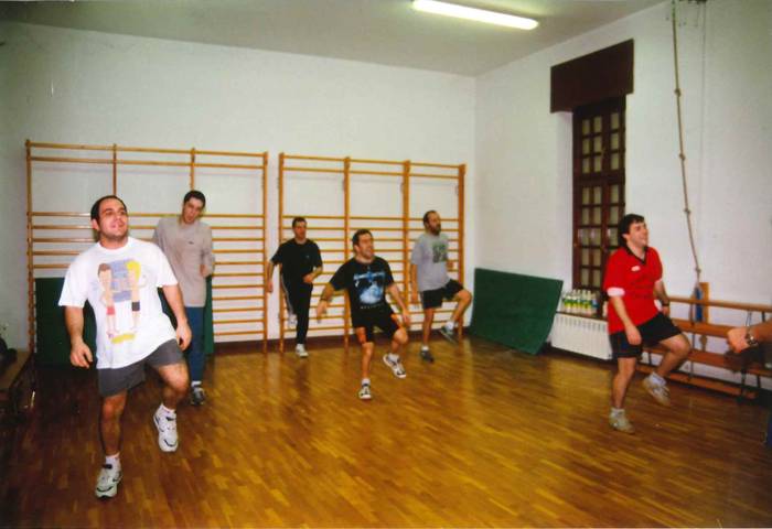 Gizonen aerobik taldea