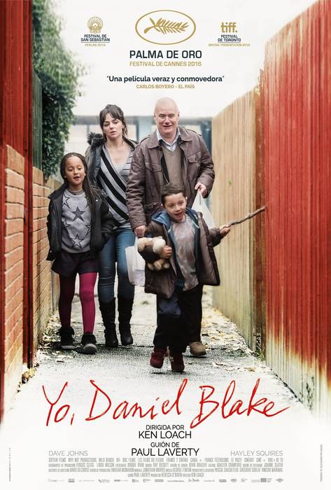Yo, Daniel Blake filmaren emanaldia
