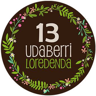 13 UDABERRI LORE-DENDA logotipoa