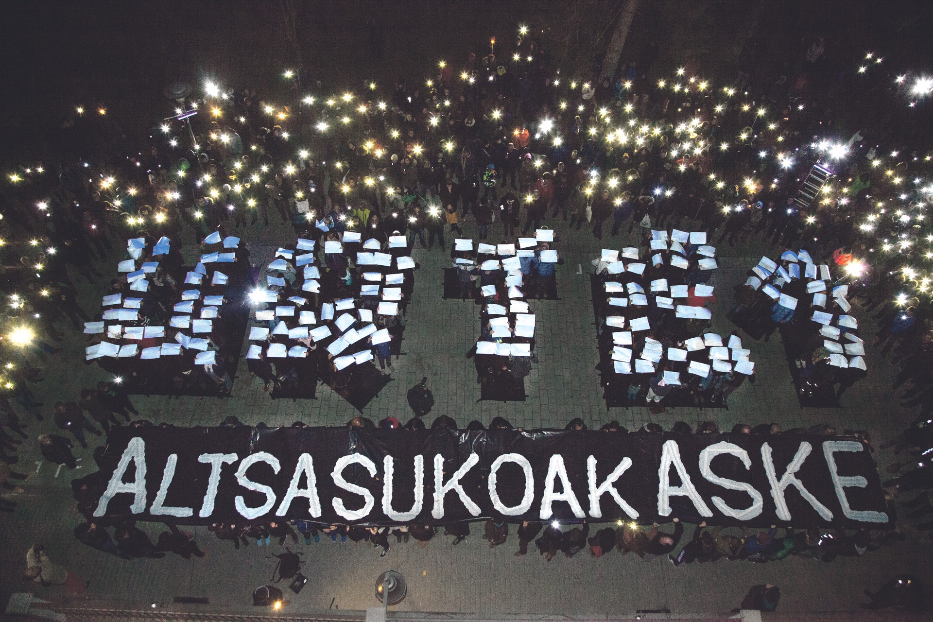 Altsasuko auziak eragindakoak adierazteko bidea 