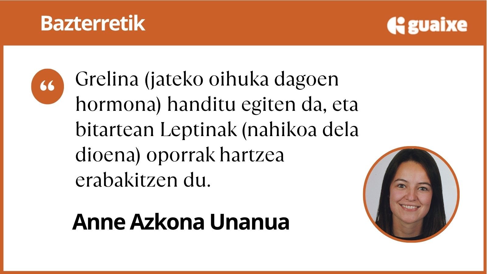 Loaren kalitateak gosean duen eragina