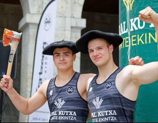 Oier Mitxelena eta Jakes 'Izeta V' dira aizkorako Izar Berriak