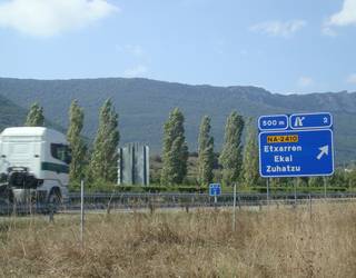 Kamioi gidaria atxilotuta