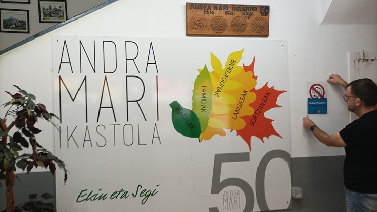 Mugikorrik gabeko arnasgunea bihurtu da Andra Mari ikastola